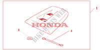 COPRISELLA *NH341P* per Honda CBR 1000 RR FIREBLADE 2004