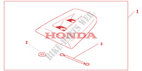 COPRISELLA *WINNING RED* per Honda CBR 1000 RR FIREBLADE 2007