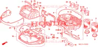 FILTRO ARIA  per Honda CBR 1000 RR FIREBLADE 2007