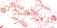 FRECCIA  per Honda CBR 1000 RR FIREBLADE REPSOL 2007