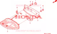 LUCE CODA per Honda CBR 1000 RR FIREBLADE 2007