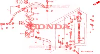 MAESTRO FRENO POSTERIORE CILINDRO per Honda CBR 1000 RR FIREBLADE 2007