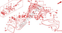 PARAFANGO POSTERIORE  per Honda CBR 1000 RR FIREBLADE REPSOL 2007