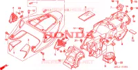 RIPARO SEDILE  per Honda CBR 1000 RR FIREBLADE 2007
