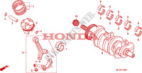 ALBERO A GOMITI/PISTONE per Honda CBR 600 RR NOIRE 2011