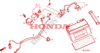 BATTERIA per Honda CBR 600 RR ABS GREY ORANGE 2011