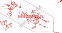 CALIBRO FRENO POSTERIORE per Honda CBR 600 RR NOIRE 2011