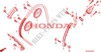 CATENA CAMMA/TENSIONE per Honda CBR 600 RR ABS GREY ORANGE 2011
