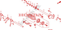 CILINDRO CAMBIO per Honda CBR 600 RR ABS GREY ORANGE 2011