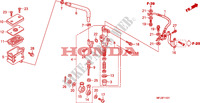 CILINDRO MAESTRO FRENO per Honda CBR 600 RR ABS NOIRE 2011
