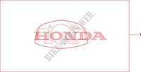 COPERCHIO STRUMENTAZIONE per Honda CBR 600 RR ALARANJADO CINZA 2011