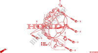COPERTURA GENERATORE per Honda CBR 600 RR ABS GREY ORANGE 2011