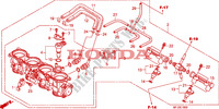 CORPO VALVOLA IMMISSIONE per Honda CBR 600 RR GREY ORANGE 2011