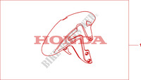 KIT PARAFANGO ANT. per Honda CBR 600 RR ALARANJADO CINZA 2011