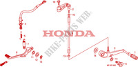 PEDALE FRENO/PEDALE CAMBIO per Honda CBR 600 RR ABS BLACK 2011
