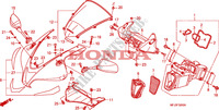 RIPARO SUPERIORE per Honda CBR 600 RR TRICOLORE 2011