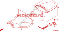 SEDILE per Honda CBR 600 RR ABS GREY ORANGE 2011