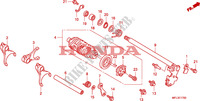 CILINDRO CAMBIO per Honda CBR 1000 RR FIREBLADE 2008