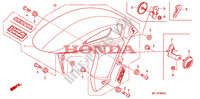 PARAFANGO ANTERIORE per Honda CBR 1000 RR FIREBLADE ABS BLACK 2011