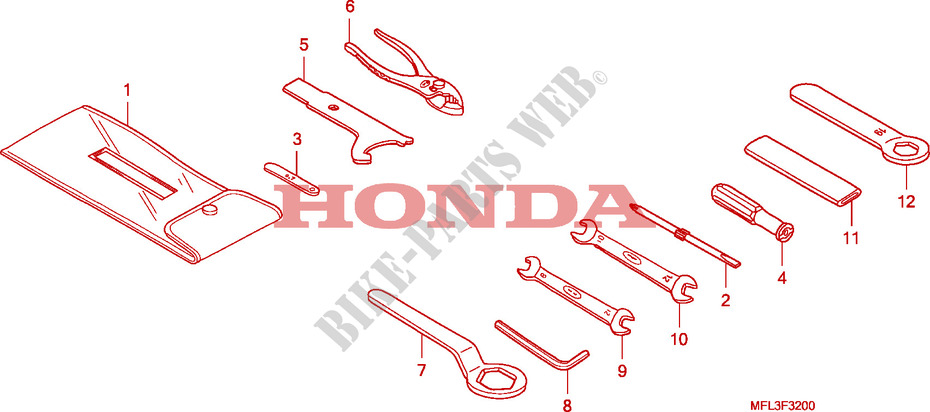 UTENSILI per Honda CBR 1000 RR FIREBLADE 2008