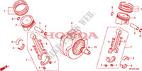 ALBERO A GOMITI/PISTONE per Honda VT 1300 C ABS 2010