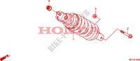 CUSCINO POSTERIORE per Honda VT 1300 C ABS 2011 2012