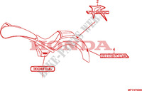 EMBLEMA/MARCHIO(VT1300CR/CRA) per Honda VT 1300 STATELINE 2011