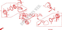FRECCIA per Honda VT 1300 STATELINE 2011