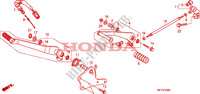 PEDALE per Honda VT 1300 C ABS 2011 2011