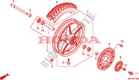 RUOTA ANTERIORE(VT1300CR/CRA) per Honda VT 1300 C ABS 2011