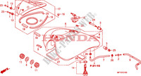 SERBATOIO COMBUSTIBILE per Honda VT 1300 C ABS 2011