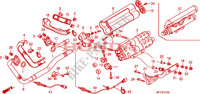 SMORZATORE SCARICO per Honda VT 1300 C ABS 2011 2012