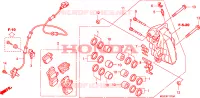 CALIBRO FRENO ANTERIORE D. per Honda VFR 1200 DCT 2010