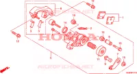 CALIBRO FRENO POSTERIORE(PARKING) per Honda VFR 1200 DCT 2010