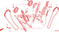 CATENA CAMMA/TENSIONE per Honda VFR 1200 DCT 2010