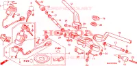 CONDOTTO MANIGLIA/PONTE SOPRA per Honda VFR 1200 DCT 2010