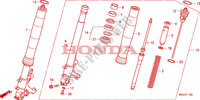 FORCELLA ANTERIORE per Honda VFR 1200 DCT 2011