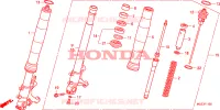 FORCELLA ANTERIORE per Honda VFR 1200 DCT 2010