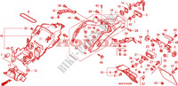 PARAFANGO POSTERIORE per Honda VFR 1200 DCT 2011