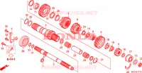 TRASMISSIONE(ALBERO PRINCIPALE) per Honda VFR 1200 DCT 2010