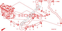 CONDOTTO ACQUA per Honda CBF 1000 F ABS 98HP 2011