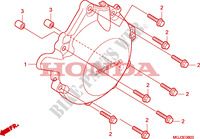 COPERTINA GENERATORE C.A. per Honda CBF 1000 F ABS TS 2011