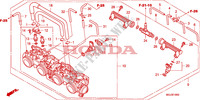 CORPO VALVOLA IMMISSIONE per Honda CBF 1000 F ABS 2010