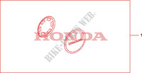 PROTEZIONE CARTER MOTORE per Honda CBF 1000 F ABS 98HP 2011