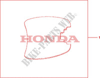 TAPPETINO BAULETTO 35 LT per Honda CBF 1000 F ABS TS 2011