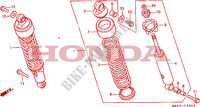 CUSCINO POSTERIORE per Honda CMX 450 1988