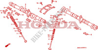 ALBERO A CAMME/VALVOLA per Honda CBR 1000 2 BULB HEADLIGHT 1989