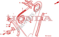 CATENA CAMMA/TENSIONE per Honda CBR 600 F 50HP 1990