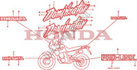 STRISCIA/MARCHIO per Honda DOMINATOR 650 1988