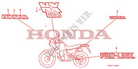 STRISCIA/MARCHIO per Honda DOMINATOR 650 1990